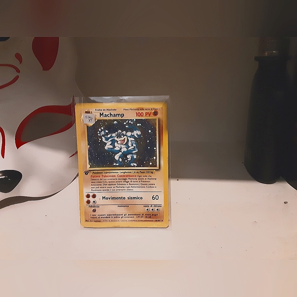 Machamp Pokémon super rare holo edition